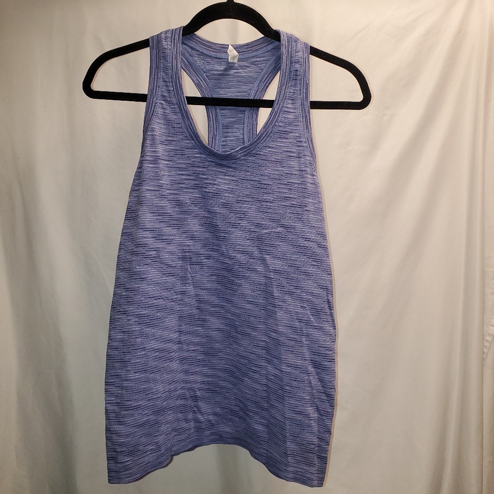 2for$30 Athleta purple black white MED tank top racerback work out athlesiure
